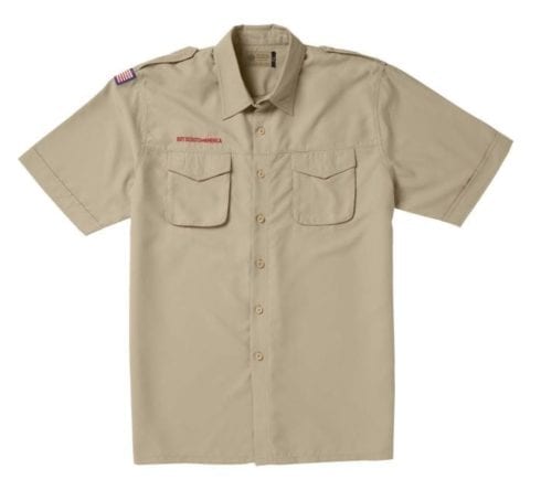 Scouts BSA/Cub Scouts Adult Polyester Microfiber Short Sleeve Uniform ...