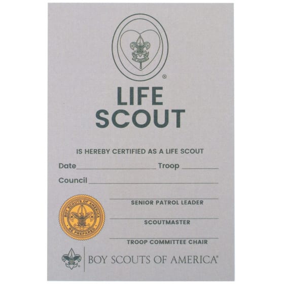 BSA Boy Scout Life Rank Patch 