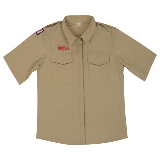 Scouts BSA Short Sleeve Uniform Shirt, Girls' BSA CAC Scout Shop