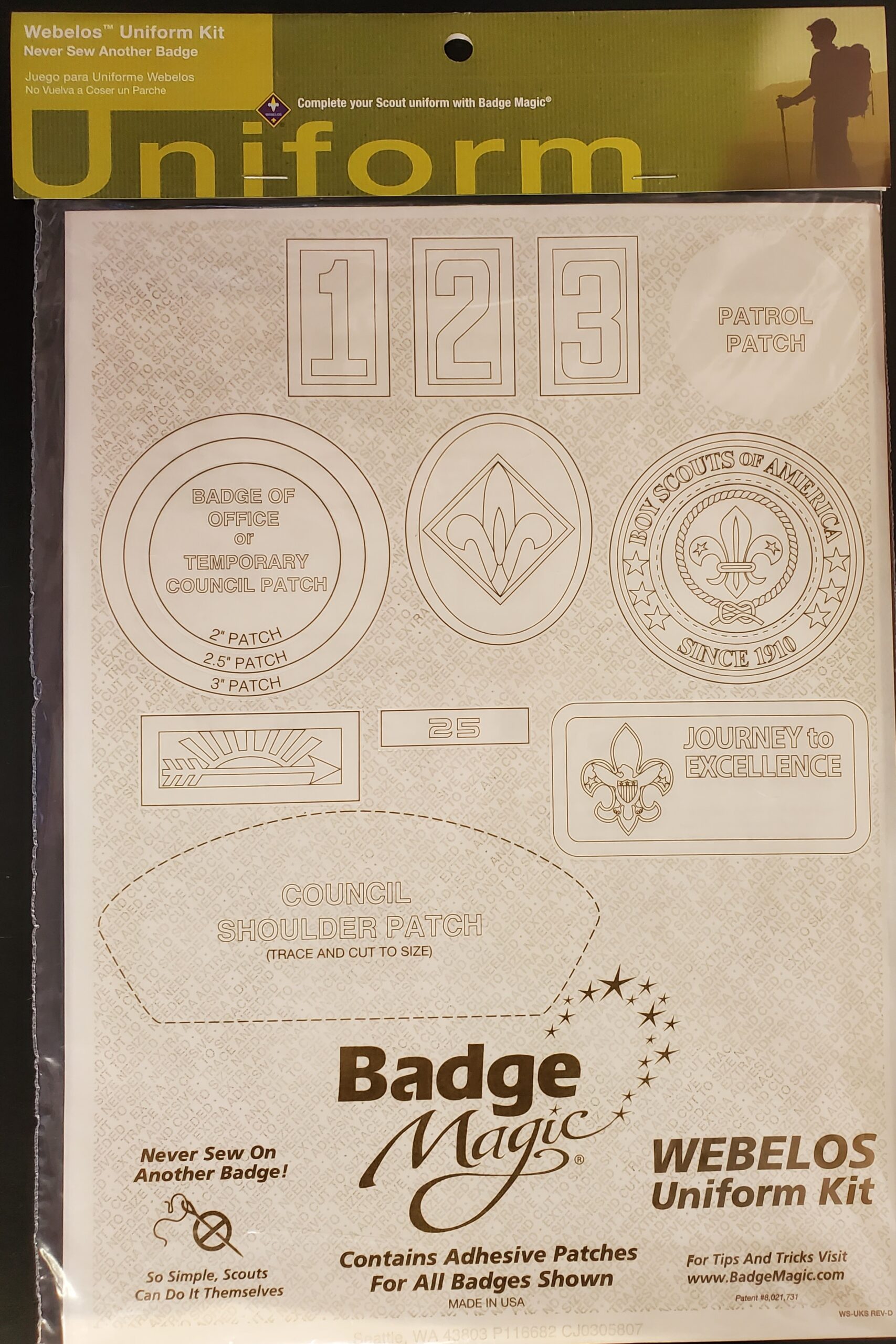 Badge Magic: Webelos kit - BSA CAC Scout Shop